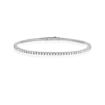 Amen Tennis Rigido Ottone Zirconi 2 mm