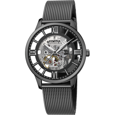 Festina Orologio Meccanico Acciaio Nero