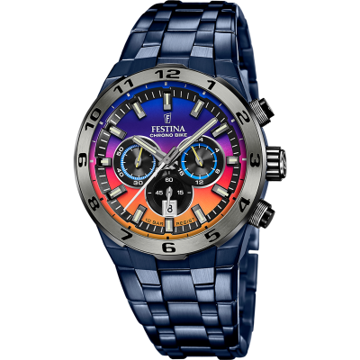Festina Orologio Cronografo Acciaio Blu