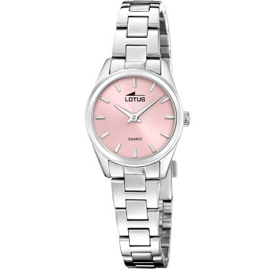 Lotus Box Orologio+Bracciale Acciaio Quadrante Rosa