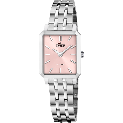 Lotus Box Orologio+Bracciale Acciaio Quadrante Rosa
