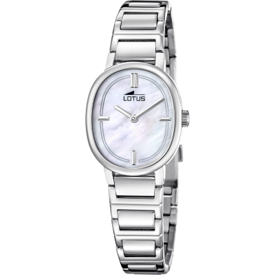 Lotus Box Orologio+Bracciale Acciaio Quadrante Madreperla