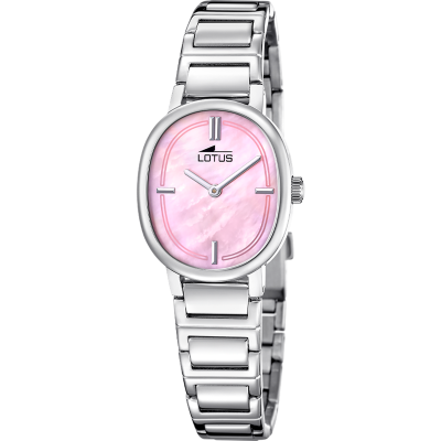 Lotus Box Orologio+Bracciale Acciaio Quadrante Rosa
