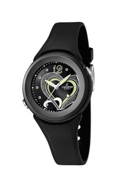 Calypso Solo Tempo Gomma Nera Quadrante Nero