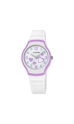 Calypso Solo Tempo Gomma Bianca Quadrante Bianco