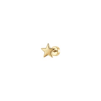 Luca Barra Piercing Acciaio Gold Stella