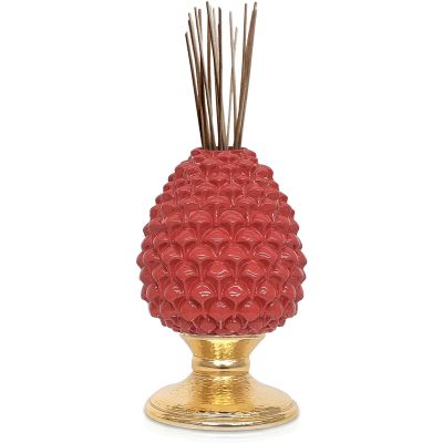 Valenti Pigna Profumatore Rosso Base Oro 16 cm