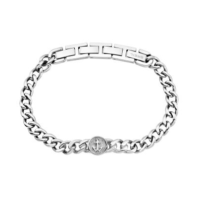 Breil Bracciale Acciaio Groumette ed Ancora Dock