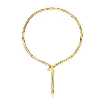 Breil Collana Semirigida Acciaio Gold Hypnotic