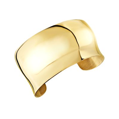 Breil Bracciale Rigido Acciaio Gold Sculpture