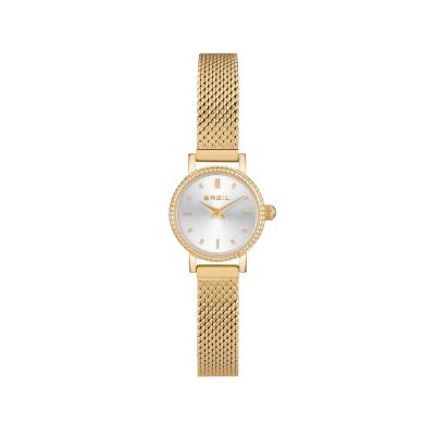 Breil Solo Tempo Acciaio Gold Quadrante Silver Darling