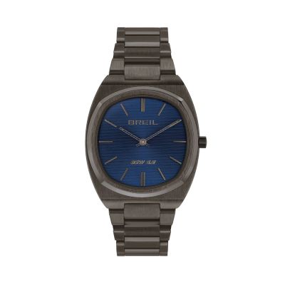 Breil Solo Tempo Acciaio Ip Gun Quadrante Blu Bsw6.5