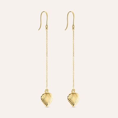 Stroili Orecchini oro Giallo 9K Cuore Beverly