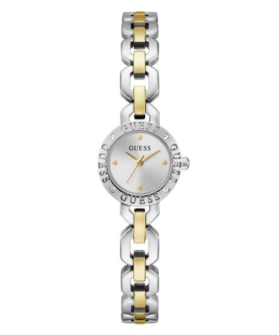 Guess Solo tempo Acciaio Quadrante Silver