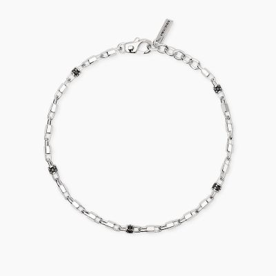 Mabina Bracciale Argento Con Zirconi Neri