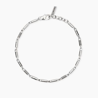 Mabina Bracciale Argento Cilindri e Incisioni