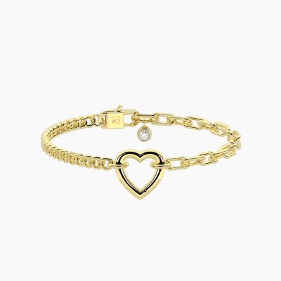 Kidult Bracciale Groumette Acciaio Gold Duetto By You