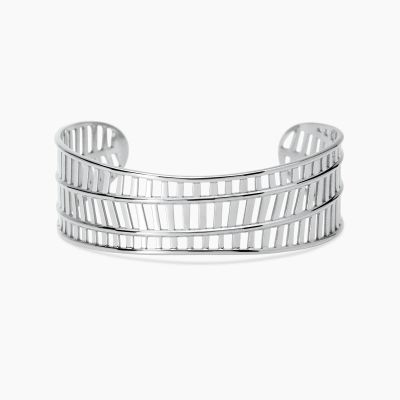 Kidult Bracciale Rigido Cuff in Acciaio