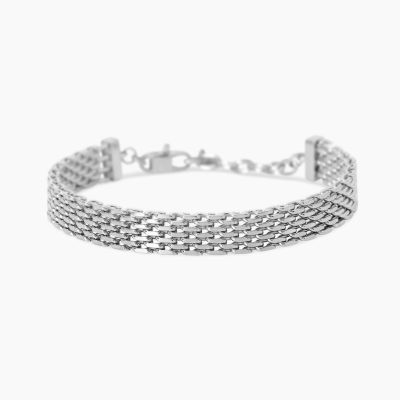 Kidult Bracciale Acciaio Catena Mesh