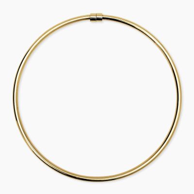 Kidult Collana Acciaio Gold Chiusura Magnetizzata