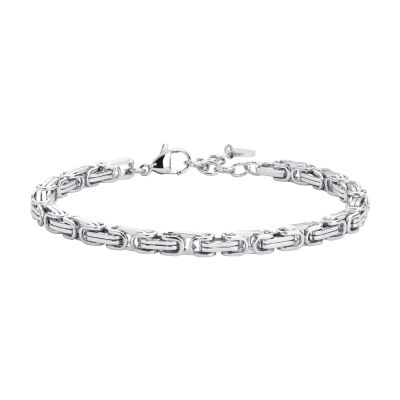 Luca Barra Bracciale Catena Acciaio 2.5 mm