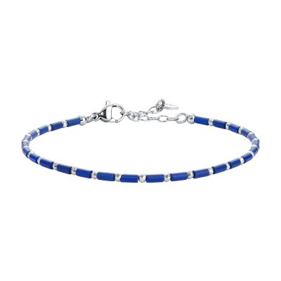 Luca Barra Bracciale Acciaio Ematite e Lapis