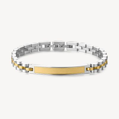 Brosway Bracciale Acciaio Bicolore con Piastra