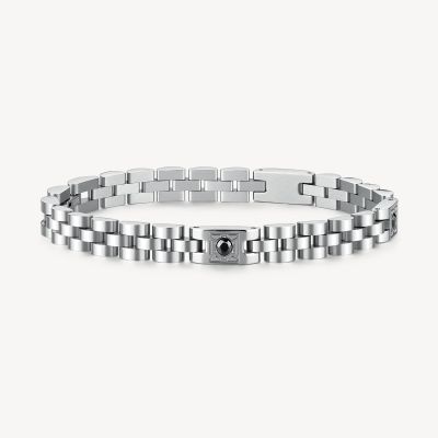 Brosway Bracciale Acciaio con Zirconi Neri