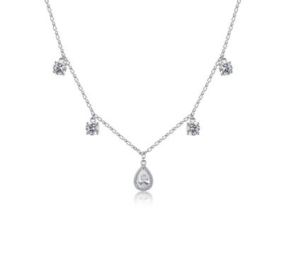 Brosway Collana Argento Cristalli Bianchi Fancy