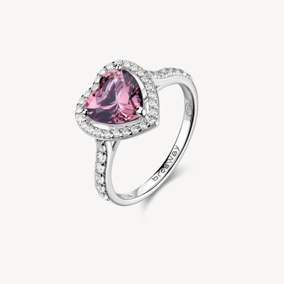 Brosway Anello Argento Cuore Vintage Rose Fancy