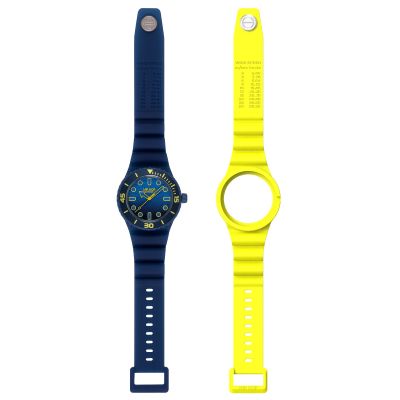 Hip Hop Solo Tempo Blu-Giallo Quadrante Blu