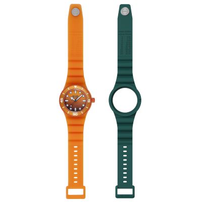 Hip Hop Solo Tempo Arancione-Verde Quadrante Arancione