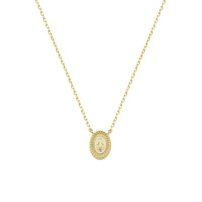 Amen Collana Ottone Gold con Madonnina