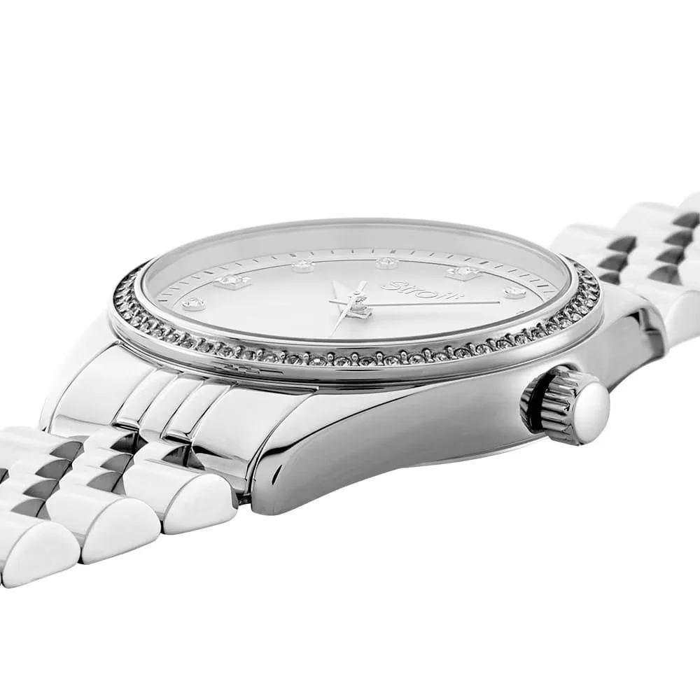 Stroili Orologio Acciaio Solo Tempo Donna Quadrante Silver 1624273 Stainless Gioiellerie