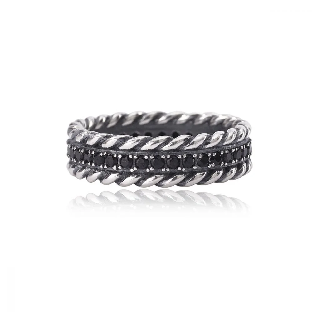 Anello pietre new arrivals nere