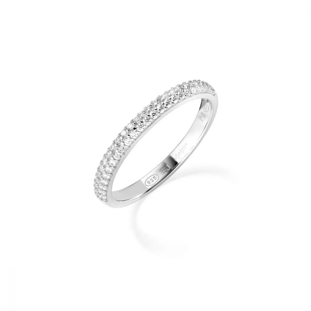 RPABB Amen Anello Fedina Donna Argento Stainless Gioiellerie