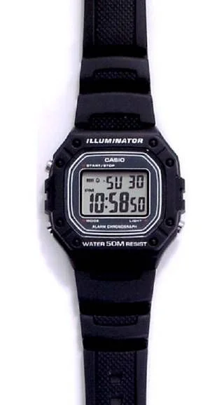 Orologio casio nero gomma hotsell