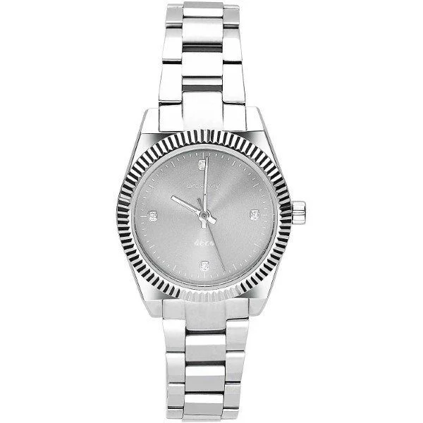 WDC17K Brosway Orologio Donna Solo Tempo Acciaio Silver Deco Stainless Gioiellerie