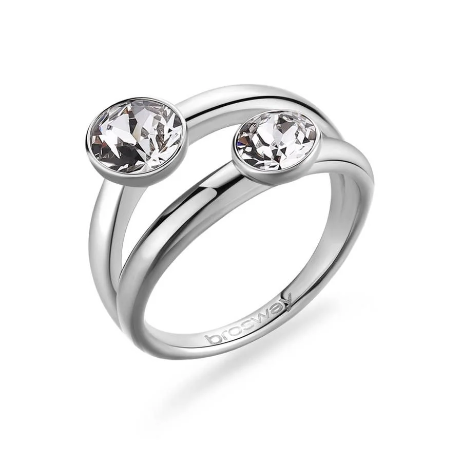 Anello doppio outlet swarovski