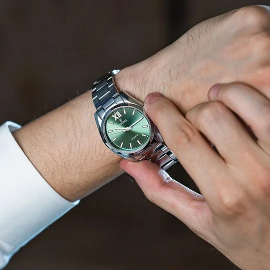 Festina Orologio Solo Tempo Donna Acciaio Quadrante Verde F20622 4 Stainless Gioiellerie