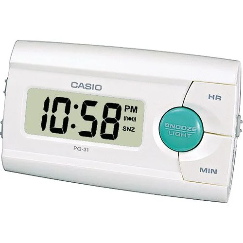Casio Sveglia Bianca PQ 31 7EF Stainless Gioiellerie