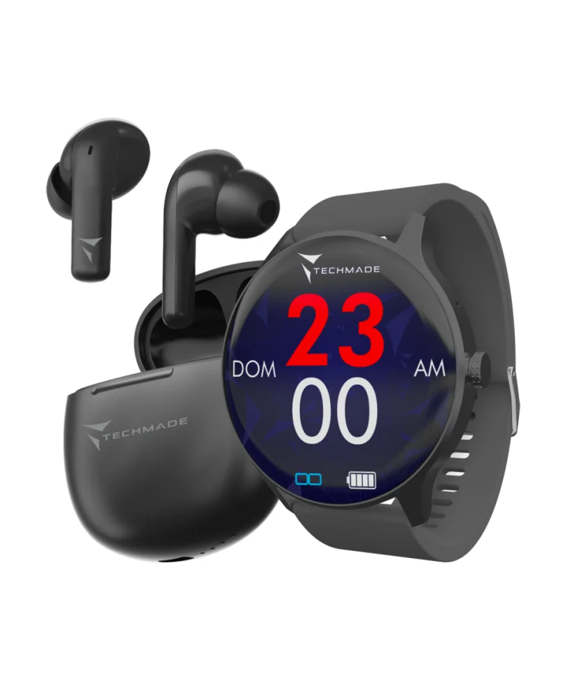 Techmade Smartwatch Dynamic Cuffie TM DYNAMIC BDGY Stainless Gioiellerie