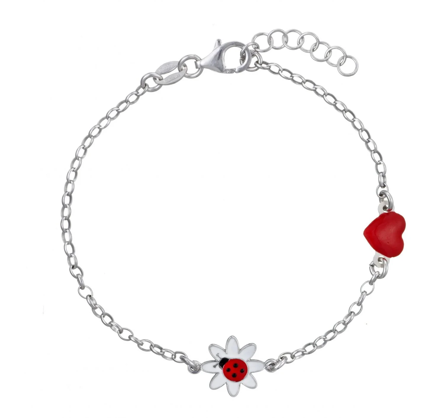 120156 Chimiama Kids Bracciale Bambina Argento Cuore - Stainless Gioiellerie