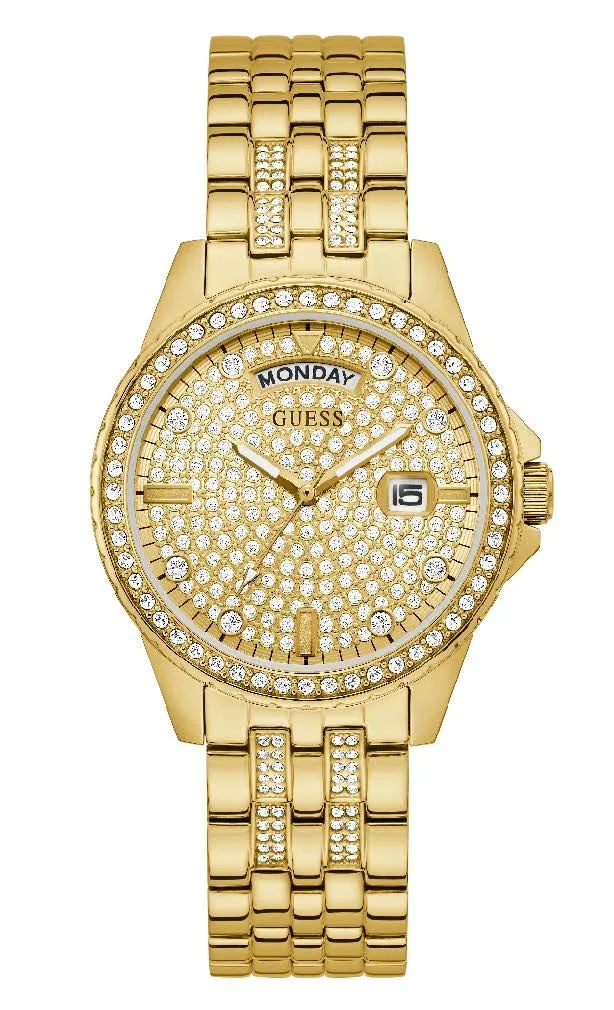 GW0254L2 Guess Orologio Donna Solo Tempo Gold Stainless Gioiellerie