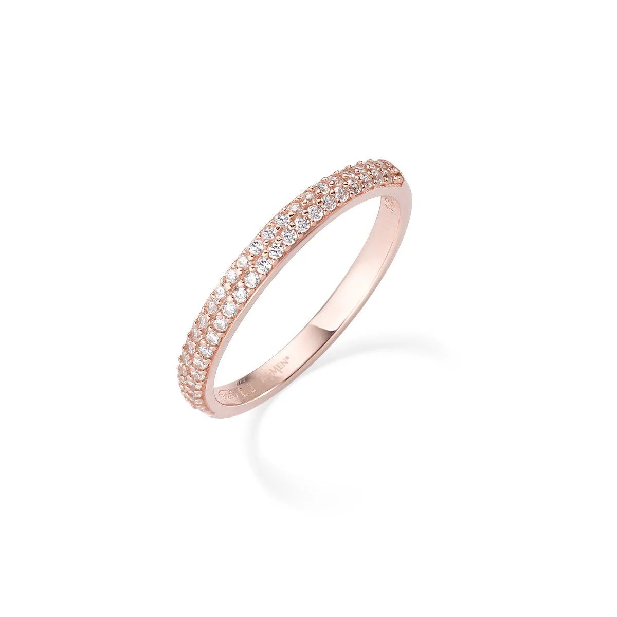 RPARB Amen Anello Fedina Donna Argento Ros Stainless Gioiellerie