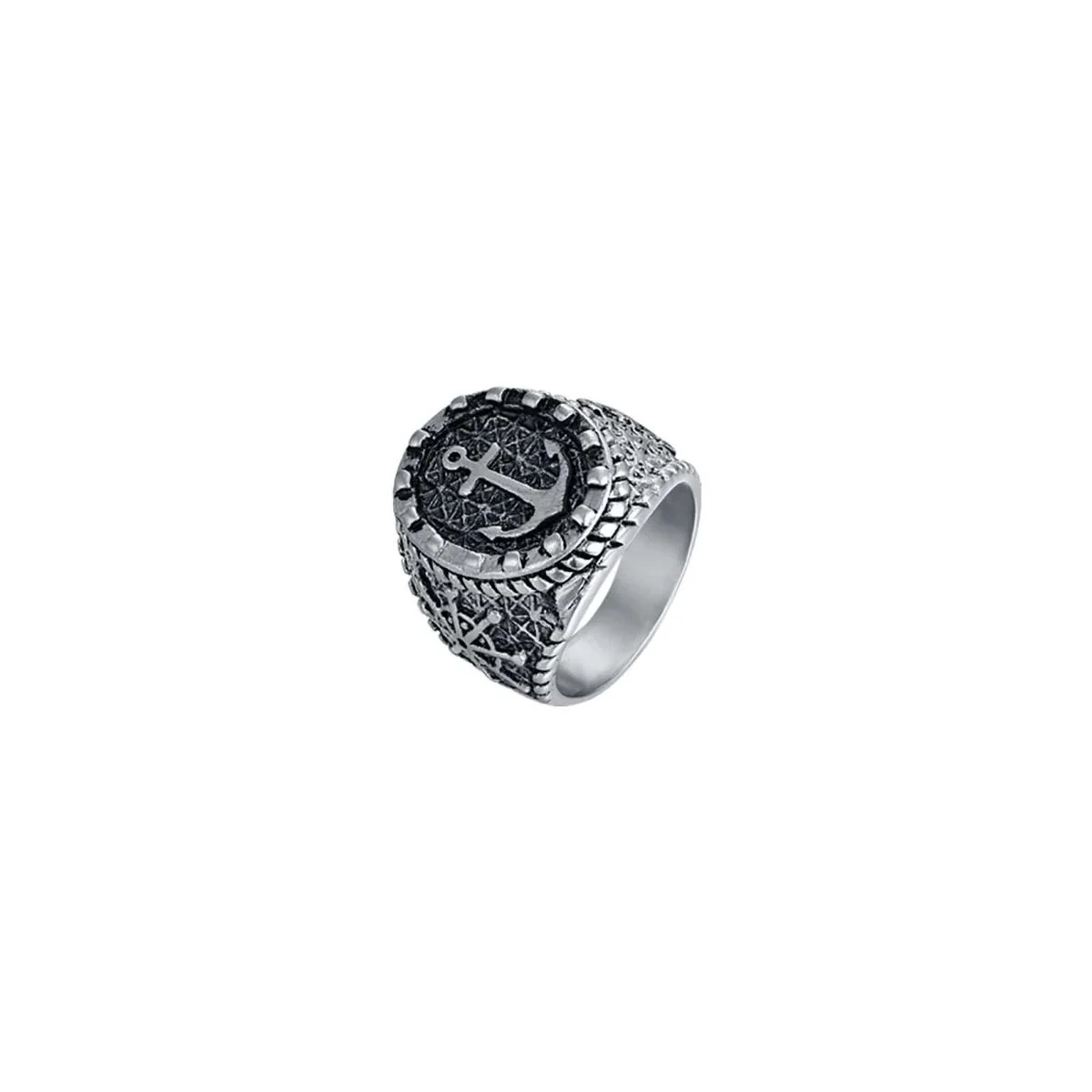 Anello con sales ancora uomo