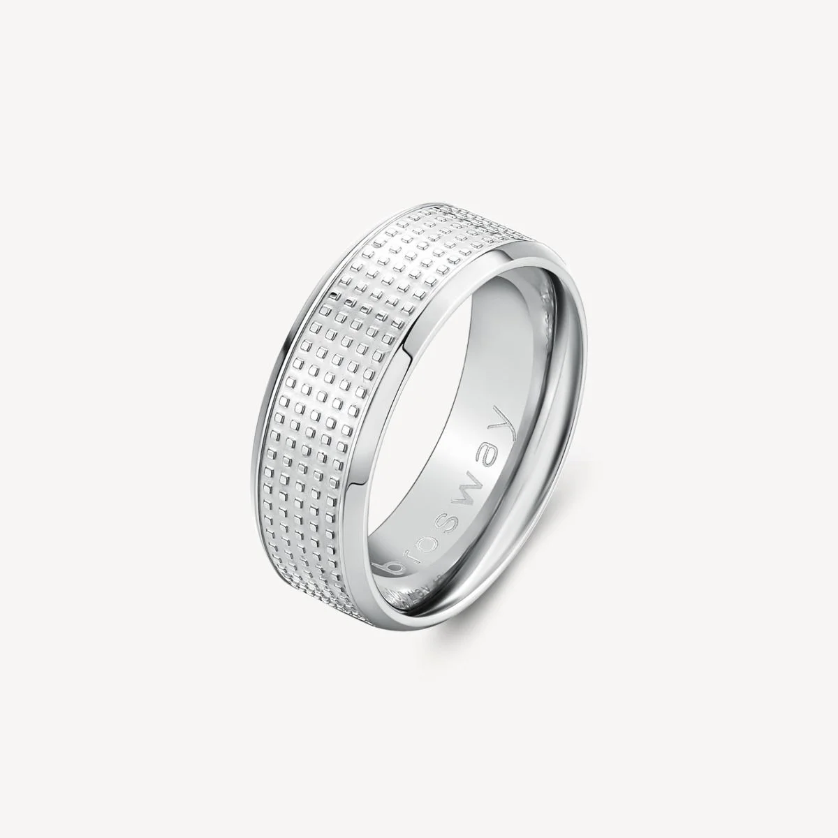 Anello acciaio fascia larga new arrivals