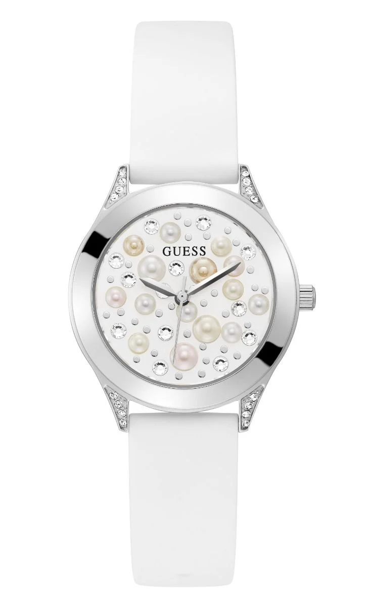 Orologio bianco guess new arrivals