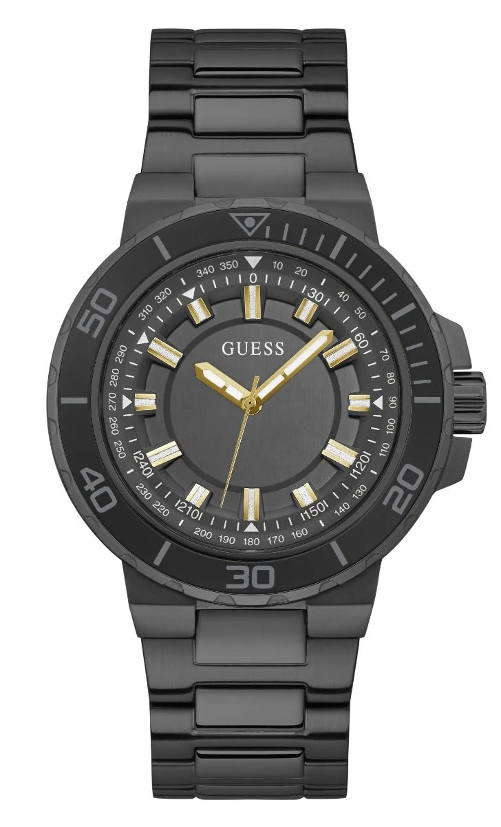 Guess Orologio Solo Tempo Uomo Acciaio Nero Track GW0426G3 Stainless Gioiellerie
