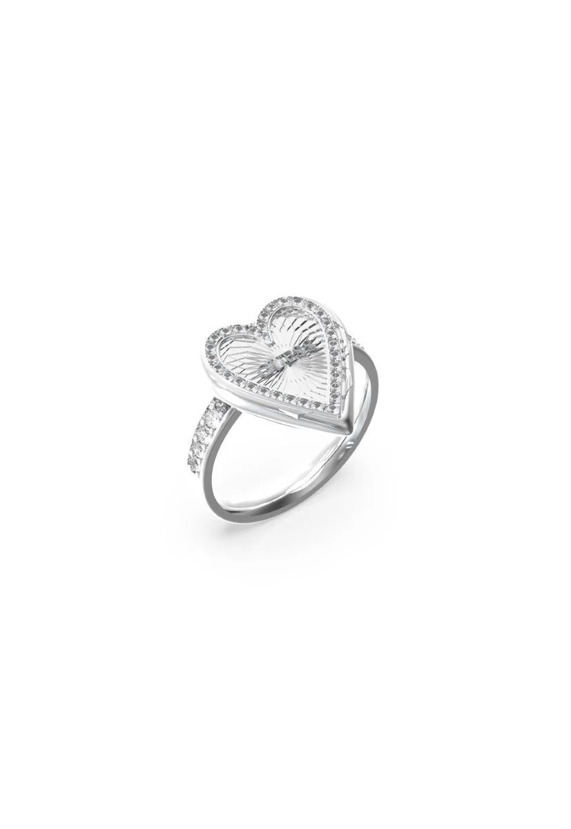 Anello best sale guess cuore